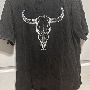 Men's Black Graphic T-Shirt